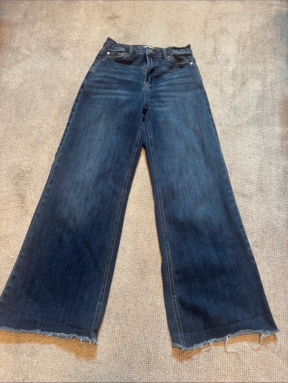 Ceros Wide Leg Jeans in Deep Indigo